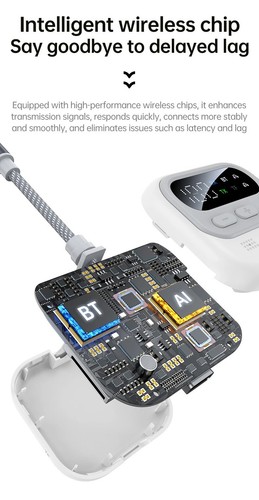 Mehrpunkt-Bluetooth-kompatibler 5.4 Audio-Sender-Empfänger-Funkadapter - Afbeelding 8 van 13