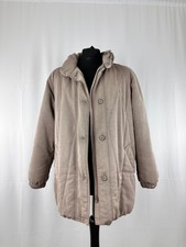 Womens Coat Gabriella Rossi Cotton Beige Medium Size 10