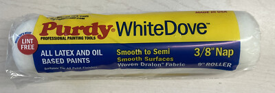 Box Of 15 Pc Purdy 144670092 White Dove Deluxe Dralon Roller Cover 9 W x 3/8 Nap