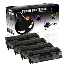 4 Black Toner Cartridges replace for HP Q5949A 49A LaserJet MFP 3392 1320TN