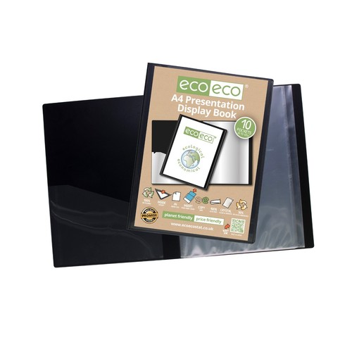 A5/A4/A3/A2 BLACK PRESENTATION DISPLAY BOOK FOLDER 20/40/60/80 POCKET RANGE - Picture 17 of 49