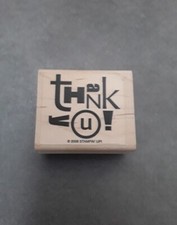 Thank You Rubber Stamp Stampin' Up 2006