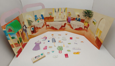 Vintage Worlds Of Wonder PAMELA The Living Doll Goes To Dinner Book & Voice Card