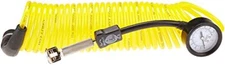 DEFLATOR INFLATOR with 25ft Extension Coil Hose Open-Ended Yellow VIAIR