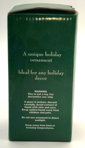 MIB Traditions Waterglobe Christmas Ornament Santa Claus - Picture 3 of 4