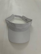 White Adjustable Sun Visor Hat Cap One Size