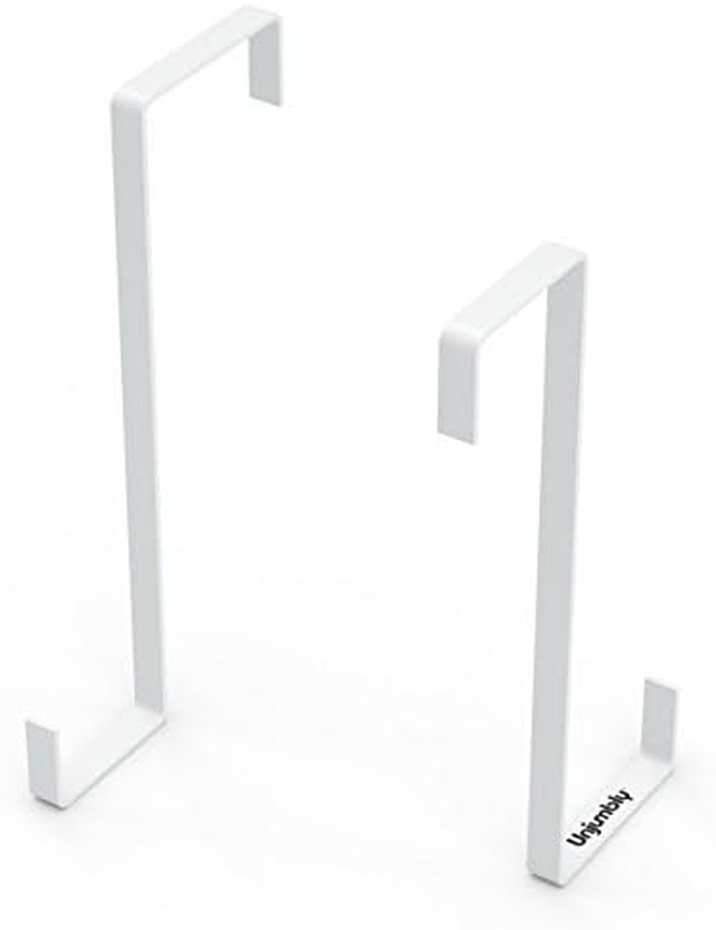 over the Door Hooks, Set of 2 - Strong Hooks for Laundry Room Organization & Bat