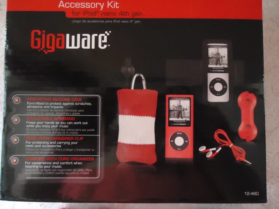 Kit de accesorios Gigaware "NOS" # 12-460 para fundas para iPod 4ta generación Plus 3 "NOS" Foto 2 de 4