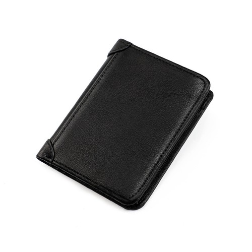 RFID Blocking Genuine Leather Wallets For Men Slim Minimalist Bifold Wallet - Picture 18 of 31