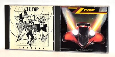 4 ZZ Top CDs - Eliminator, Antenna, Fandango!, Rio Grande Mud