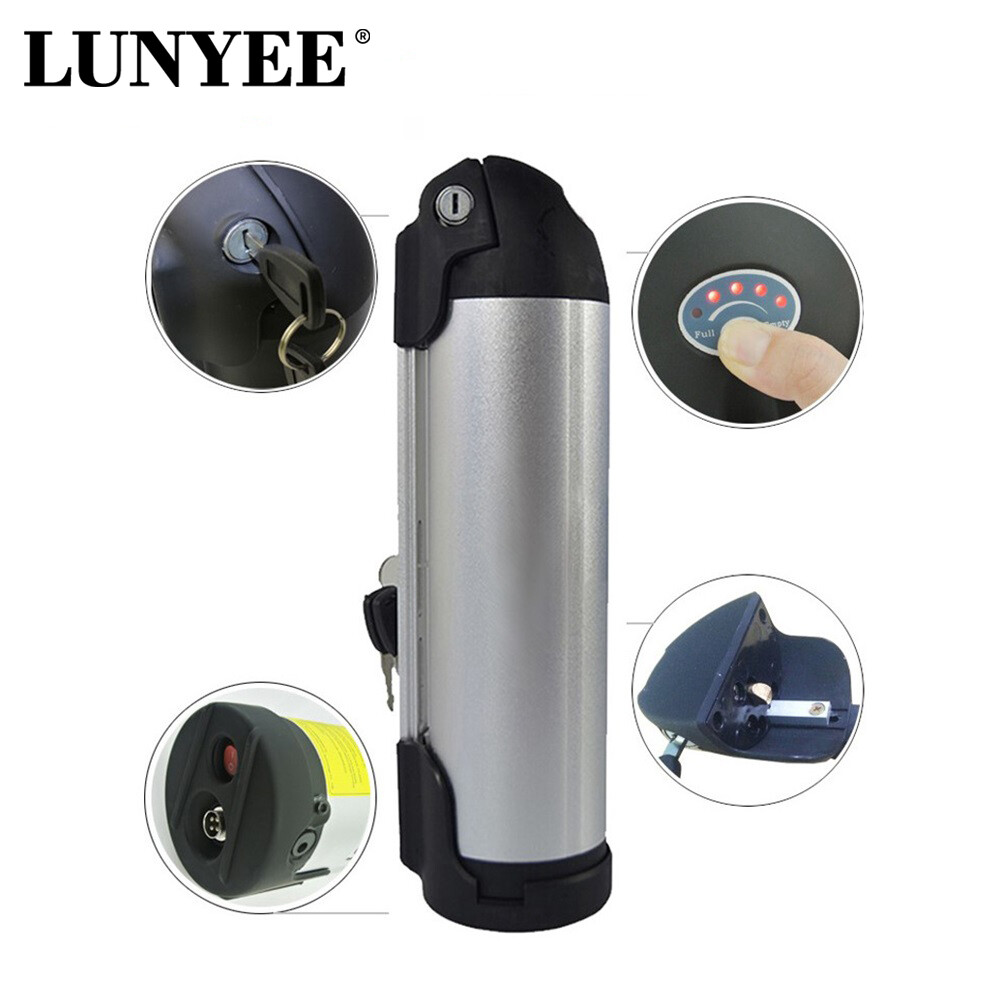 36-52V 10-18ah Electric Bicycle Water Bottle Battery For 200W-750W