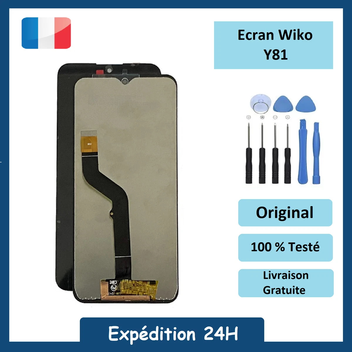 Vitre Tactile Originale Pour Wiko BLOOM - Écran De Remplacement Neuf Avec Tournevis