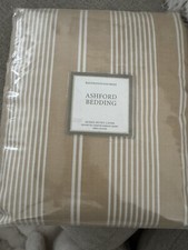 Restoration Hardware Ashford Queen Duvet Cover 2 Standard Shams - NEW