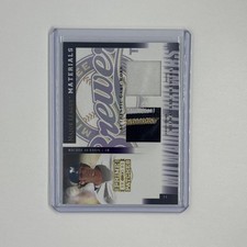 2005 Donruss Prime Patches Game-used Dual Patch Richie Sexson Brewers /96