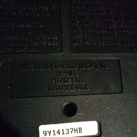 NEC TURBO GRAFX 16 Black Console & Controller With Legendary Axe + tv connector 