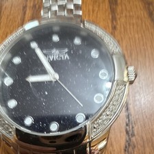 Invicta Angel Quartz 100m crystal Bezel Blue Samphire dial 32mm