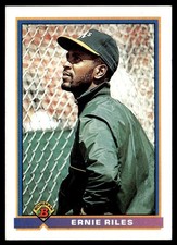 1991 Bowman Ernie Riles Oakland Athletics #217