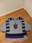 Jacob Bayer Bloomfield Hills HS Black Hawks Game Worn Hockey Goalie Jersey 4XL