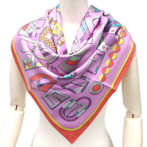 RARE HERMES Scarf H003021S04 Carré 90cm Silk Large Square