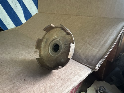 #ad 84 Yamaha YTM200L Tri Moto Engine Pull Start Starter Pulley OEM YTM200 35 $14.99