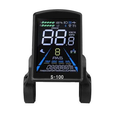 LCD Instrumententafel für Elektrofahrrad für S100 mit SM Stecker Protokoll 2