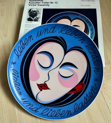 Victor Vasarely, Leben und Leben lassen, Rosenthal, limitiert