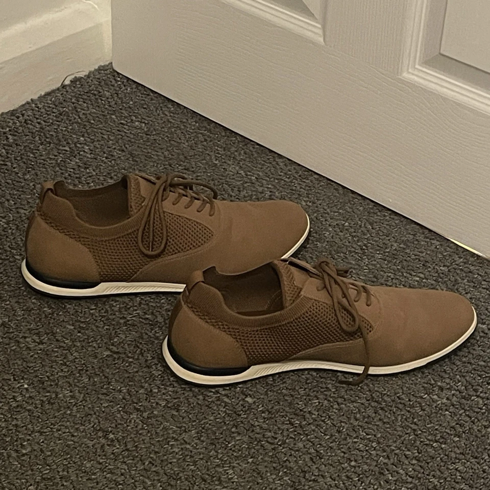 ALDO Men’s Brown Causal Trainer / Shoe - UK Size 10 US Size 11 - Worn Twice - Image 3 of 4