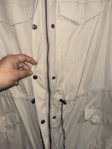 Happy Camper by Torrid unisex Beige Utility Vest  Full Zip/Buttons Sz 5X image 7