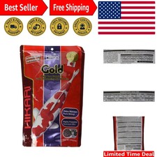 Hikari Gold 17.6oz Fish Food for Medium Fish - Enhances Color  Health