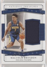 2020-21 Panini National Treasures Treasured Threads 17/99 Malcolm Brogdon s3g