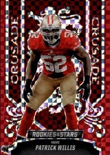 2023 Panini Rookies & Stars Patrick Willis #CR-25 Crusade Red Plaid 30J