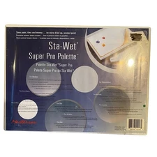 Masterson Sta-Wet Super Pro Palette Wet Painting Craft Art