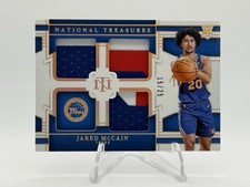2024-25 National Treasures Rookie Triple Materials Jared McCain #RTM-JMC /25 RC