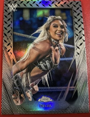 2026 Topps Chrome WWE - Diamond Plate Refractor - #183 Thea Hail