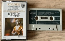 PHILIPS 7300 512 SCHUBERT SYMPHONIES 5 8 CASSETTE HAITINK 1976 ENGLAND TESTED