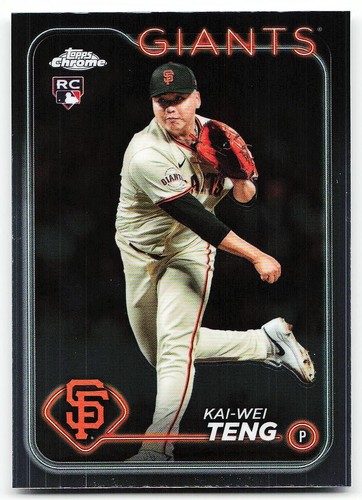 🔥 2024 Topps Chrome Update #USC102 Kai-Wei Teng