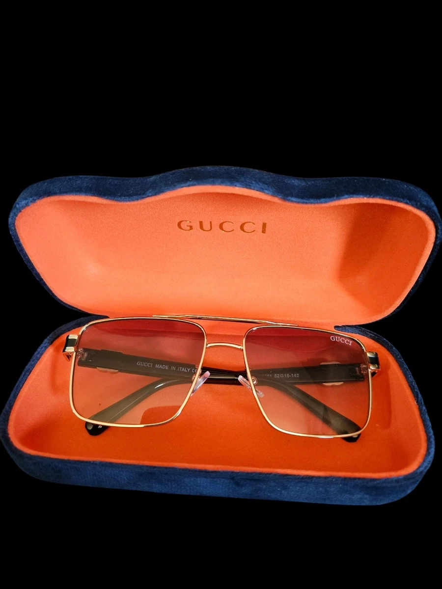 Gucci Red Plastic Frame Sunglasses for Men for sale | eBay display picture 1