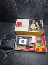 Vintage Kodak Brownie 127 Camera Flash Outfit Boxed With Flash Case Accessories