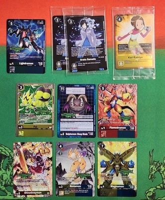 Digimon Mixed Promo Card Lot with Kari Kamiya Evolution Cup Top 4 Free Shipping