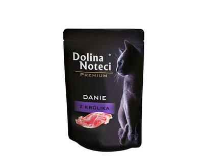 5902921303244 Dolina Noteci Rabbit dish for cats 85g DOLINA NOTECI