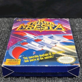 Terra Cresta (Nintendo NES, 1989) COMPLETE CIB Box Manual Inserts Authentic 