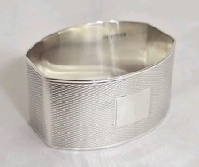 Antique sterling silver napkin ring. Birmingham 1934. By William Neale & Son Ltd