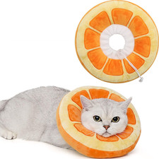 Adjustable Cat Cone Collar Soft, Cute Cat Donut Collar after Surgery, Kitten Rec