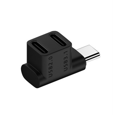 USB3.1 USB2.0 2 Type-C Female to 1 Type-C Male Adapter For Steam Deck Console dd