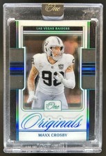 2024 Panini One Maxx Crosby Originals Platinum #/5