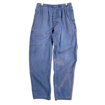 Vintage Stussy Pants Mens M Beach Blue USA Distressed Streetwear Skate Rare 90s