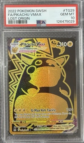 Pikachu Vmax #TG29/TG30 - 2022 Pokemon SWSH Lost Origin - Gem MINT PSA 10