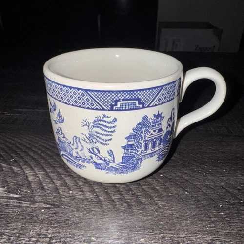 Johnson Brothers Blue Willow Tea/Coffee Cups Made In England 