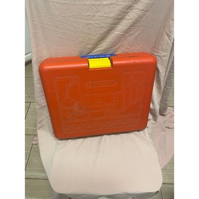 Vintage! Erector Set - Red Plastic Carry Case, Lots of Pieces | eBay