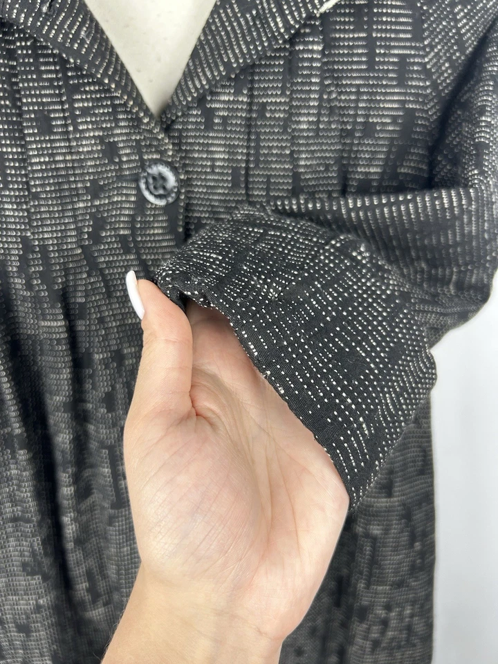 Missoni Three-Buttons Blazer Jacket Kids Size 8 Viscose / Cotton 3/4 Sleeve Gray - Image 4 of 4